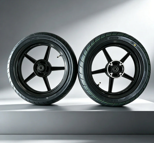 14" Supermoto Wheel + Tire Kit