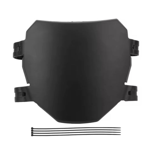 ODI STYLE BLACK/CARBON FIBER FRONT PLATE