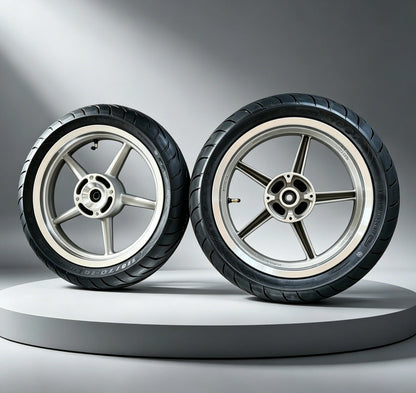 14" Supermoto Wheel + Tire Kit