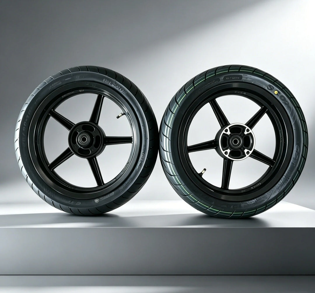 14" Supermoto Wheel + Tire Kit