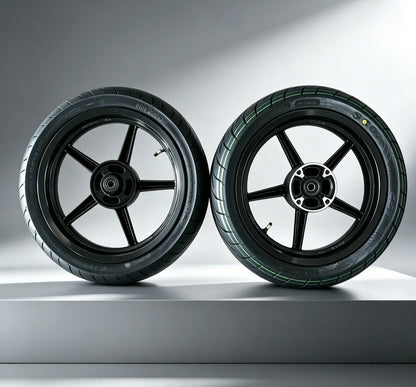 14" Supermoto Wheel + Tire Kit