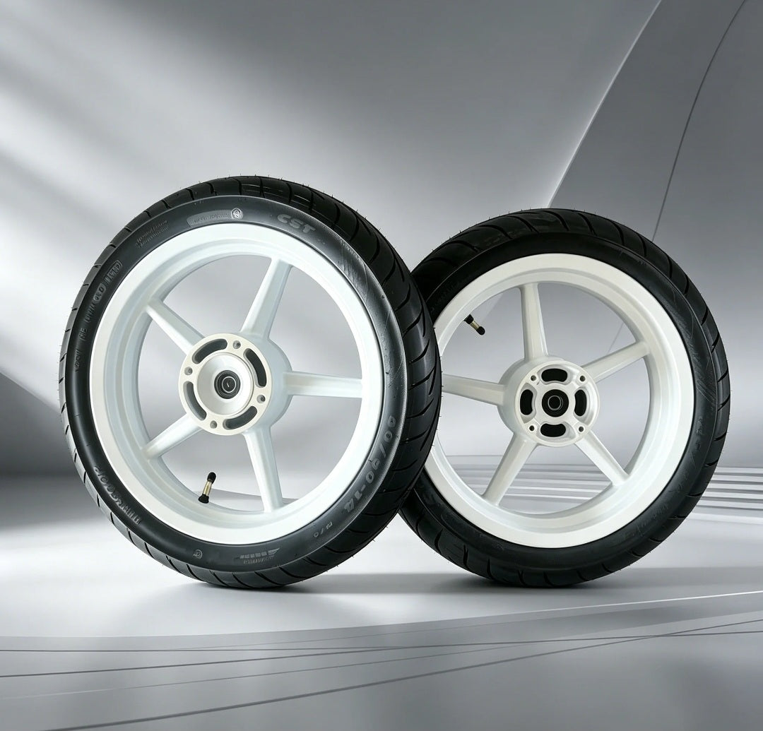 14" Supermoto Wheel + Tire Kit