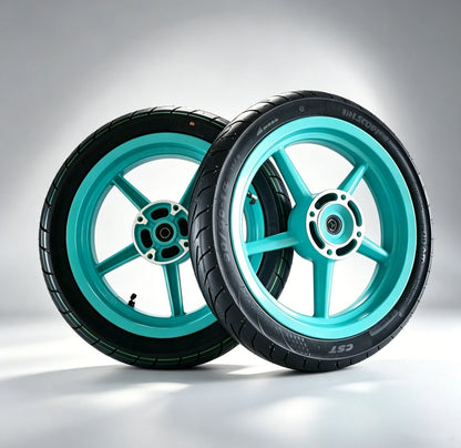 14" Supermoto Wheel + Tire Kit